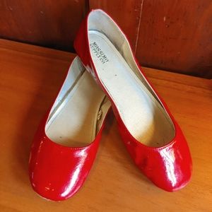 OG Mossimo Red Ballet Flats